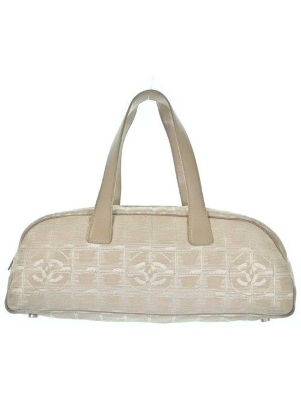 Chanel Boston Bag Travel Bags Beige